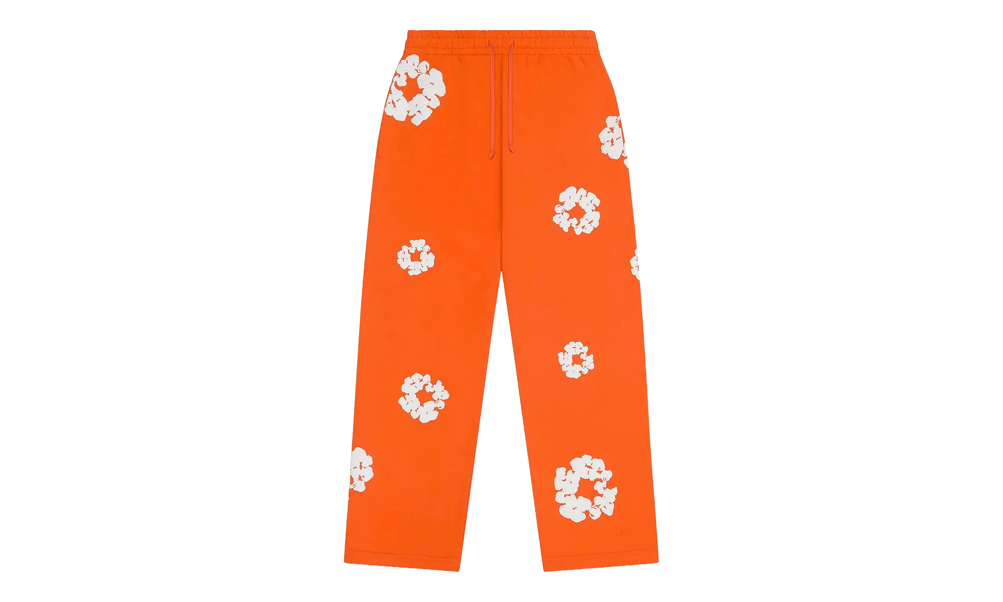 Cotton Wreath Baggy Sweatpants "Orange" DT449