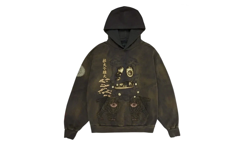 Travis Scott Cactus Jack x Takashi Murakami Hollow Hoodie "Brown" CPFM47