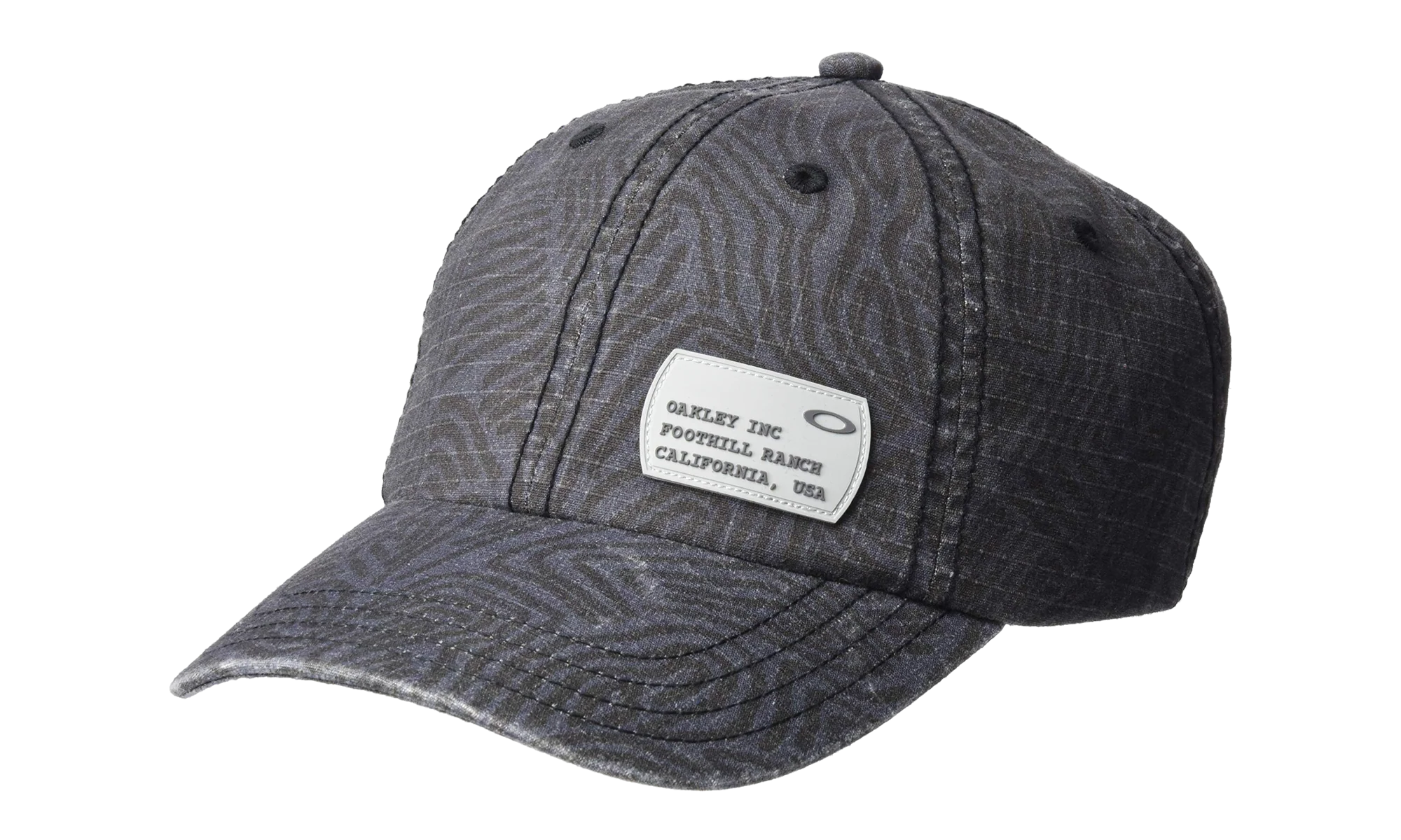 Dad Icon Ripstop Baseball Hat "Camo Lines Black" FOS900004 95M
