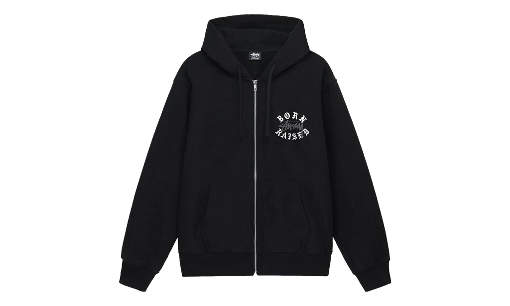 Born X Raised Logo Zip Hoodie "Black" STUS423