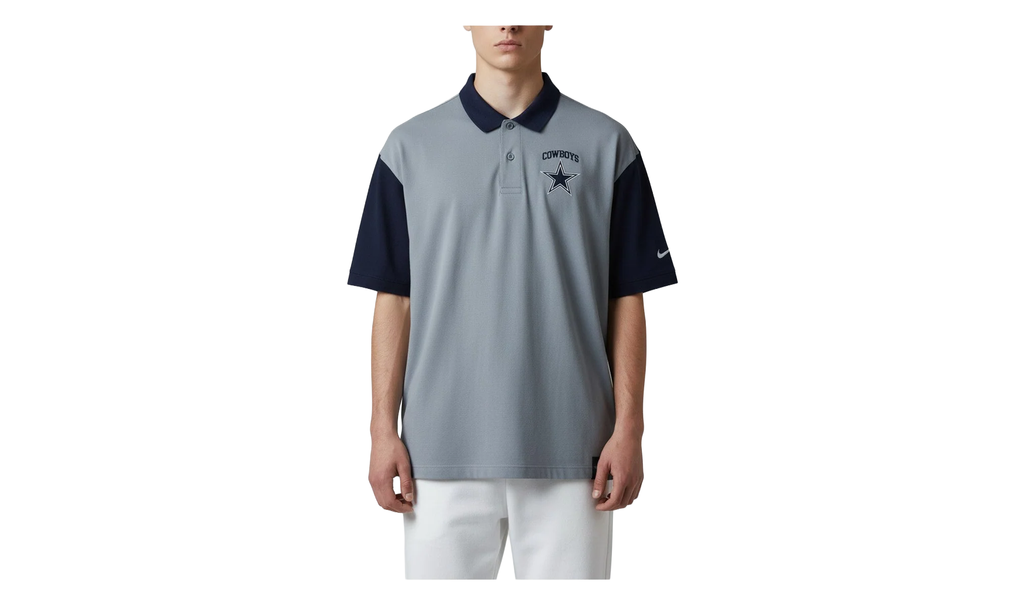 NFL Dallas Cowboys Polo "Navy / Gray" 024D 447M 7RD NDM