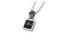 FRAMED CH PLUS CHARM & Ball Chain "Silver" CHRM0732