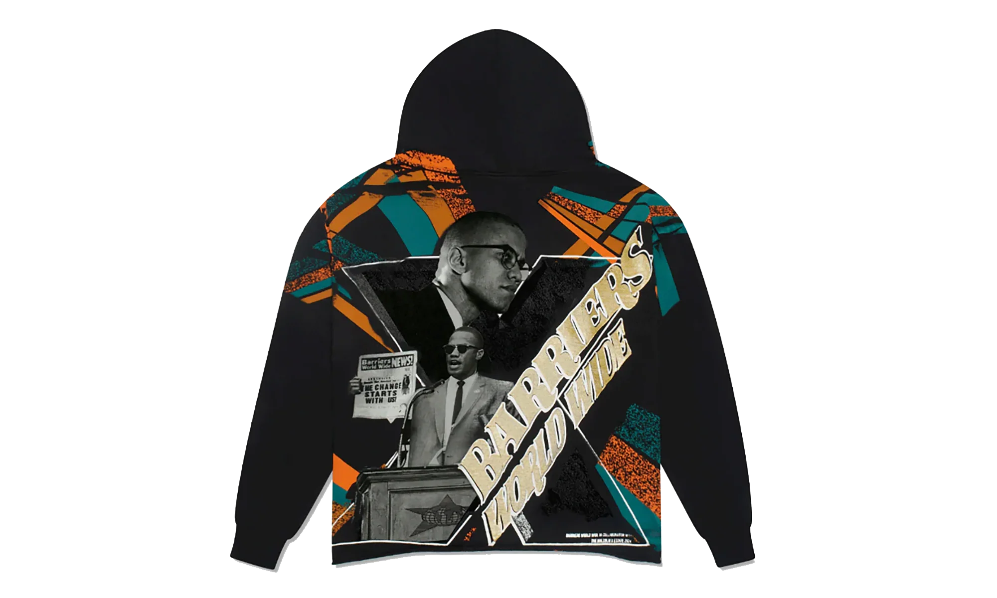 Shabazz Hoodie "Black / Multicolor" BAR16