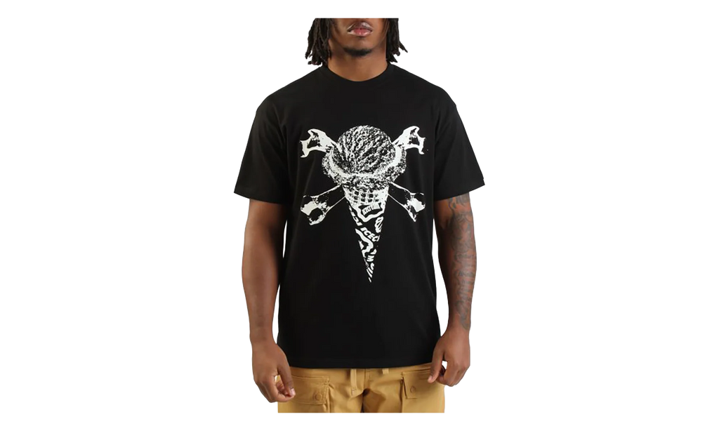 Bones Short Sleeve Tee "Black" 451 8202 Black