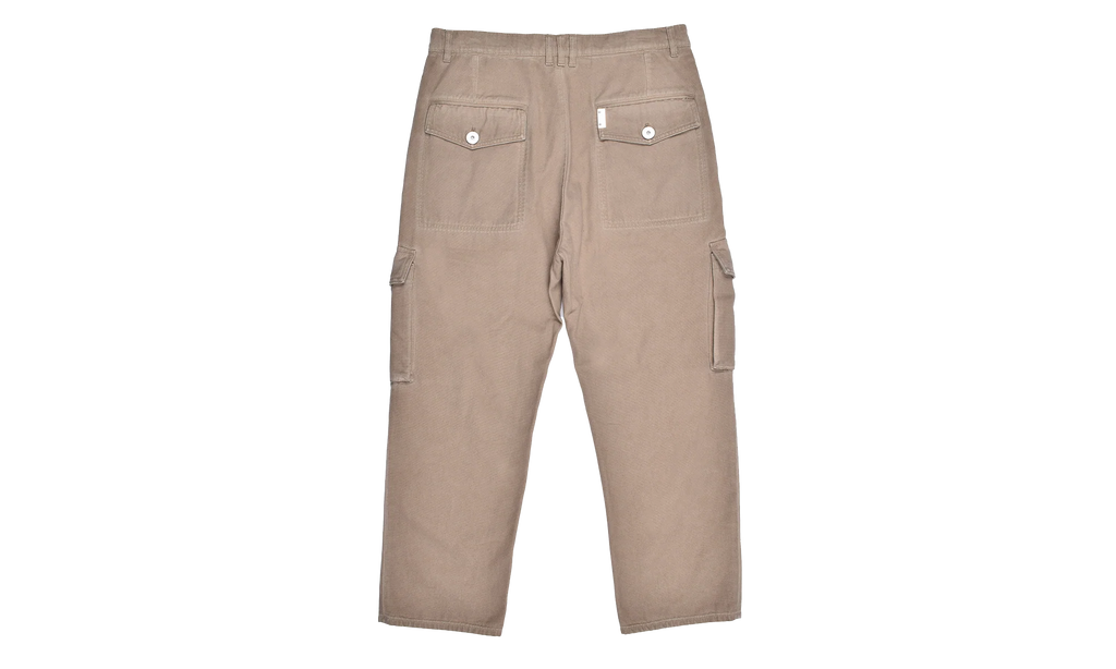 Loose Fit Cropped Cargo Trousers "Light Taupe" AH0PQ006CD968CB