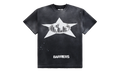 Distressed Star Tee "Vintage Black" BAR30