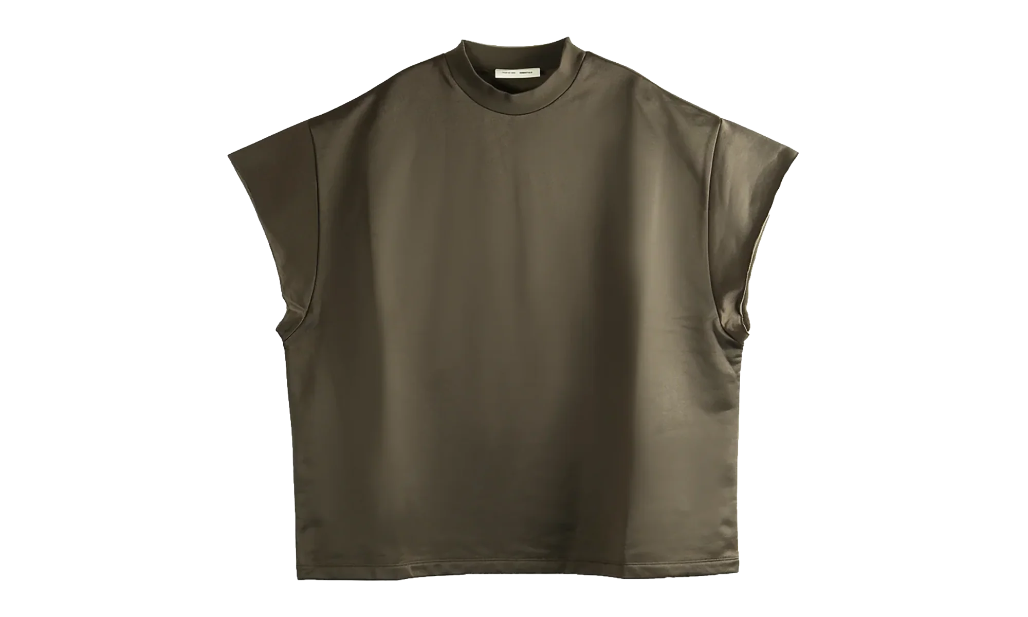 Satin Fleece 90's Muscle Tee "Brown" 192HO256882F