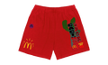 Travis Scott x McDonald's All American '92 Shorts "Red" TSUC41