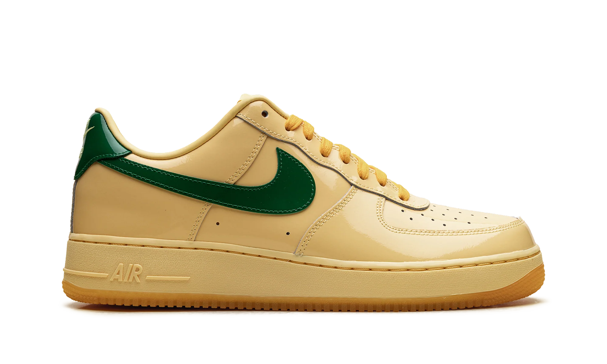 Air Force 1 Low "Patent Leather Topaz Gold Pine Green" IO4489 700
