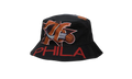 NBA Hardwood Classics Cut Up Bucket Hat "Philadelphia 76ers - Black" BUCKSH21322 P76BLCK