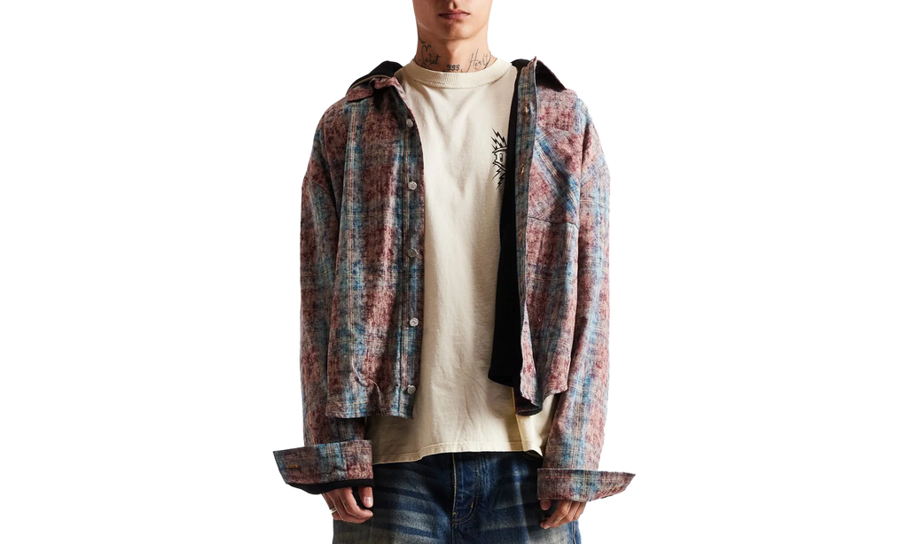 Eagle Hooded Flannel "Acid Wash" DSM HOL2501 015