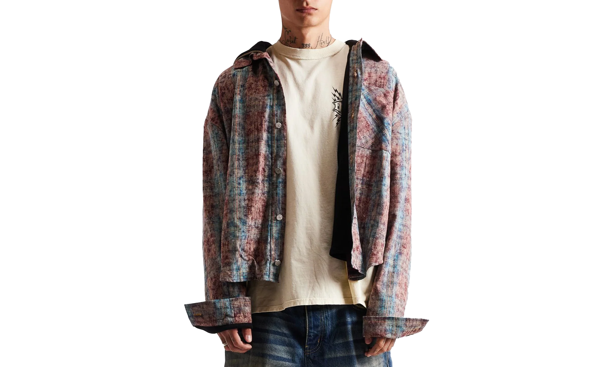 Eagle Hooded Flannel "Acid Wash" DSM HOL2501 015