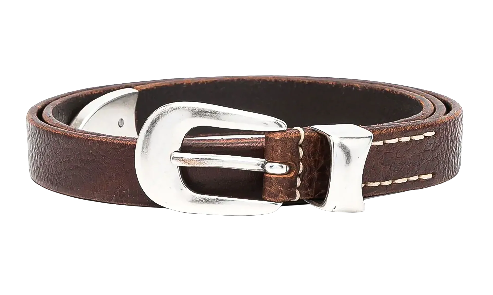2CM Leather Belt "Brown" A2208BBR