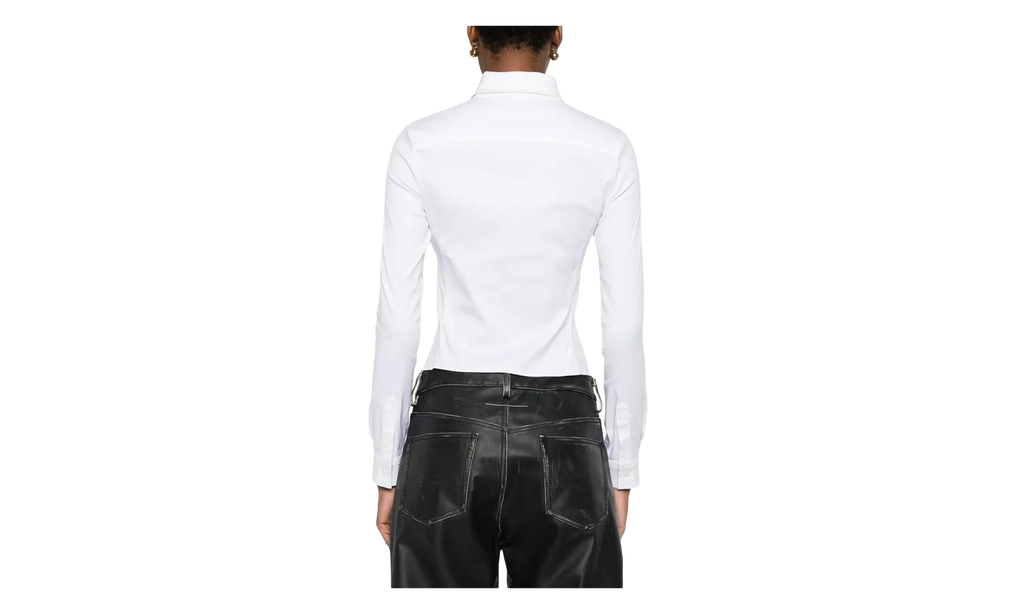 Ruched Shirt WMNS "White" 850785 TSM19 9000