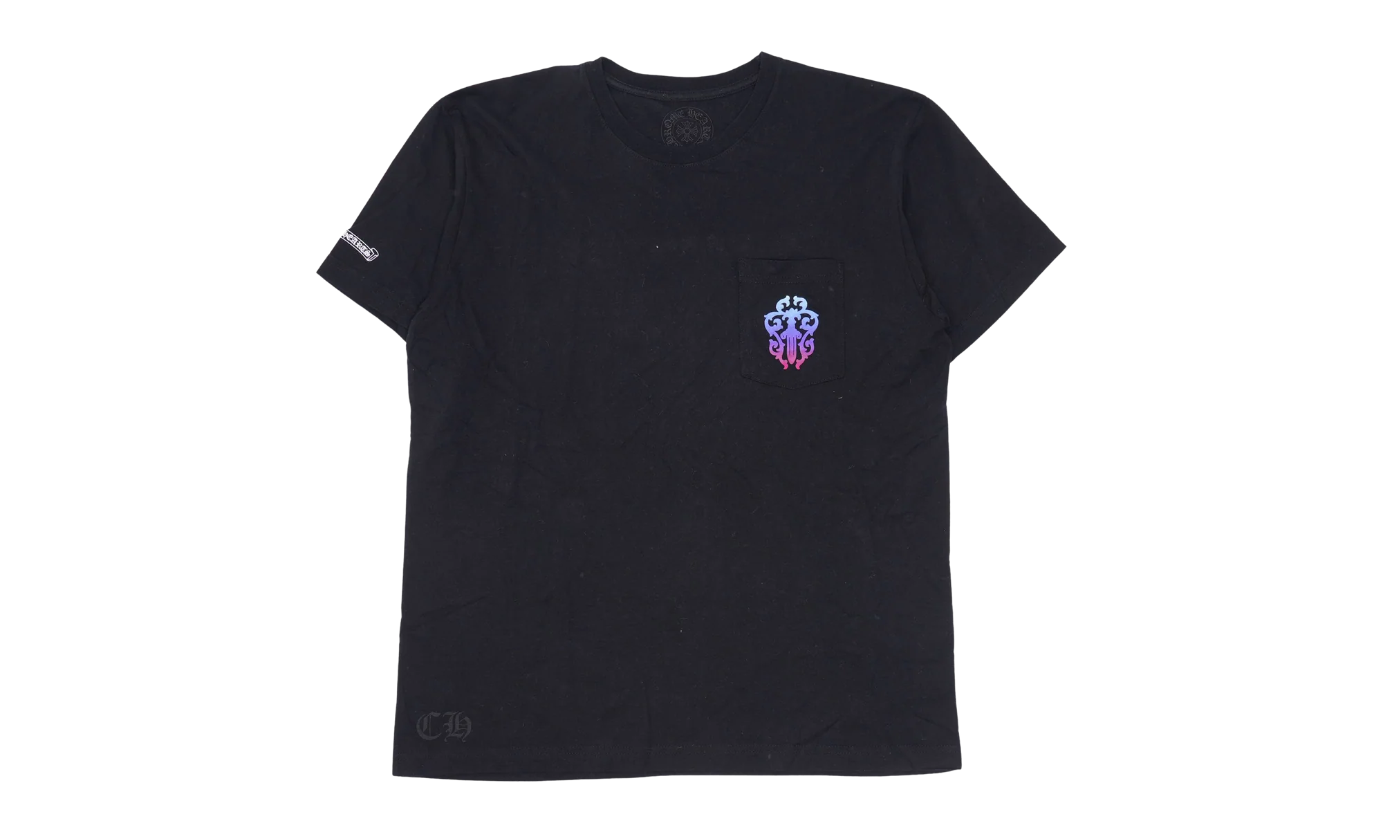Neon Purple Dagger Horseshoe Tee "Black" CHRM0691