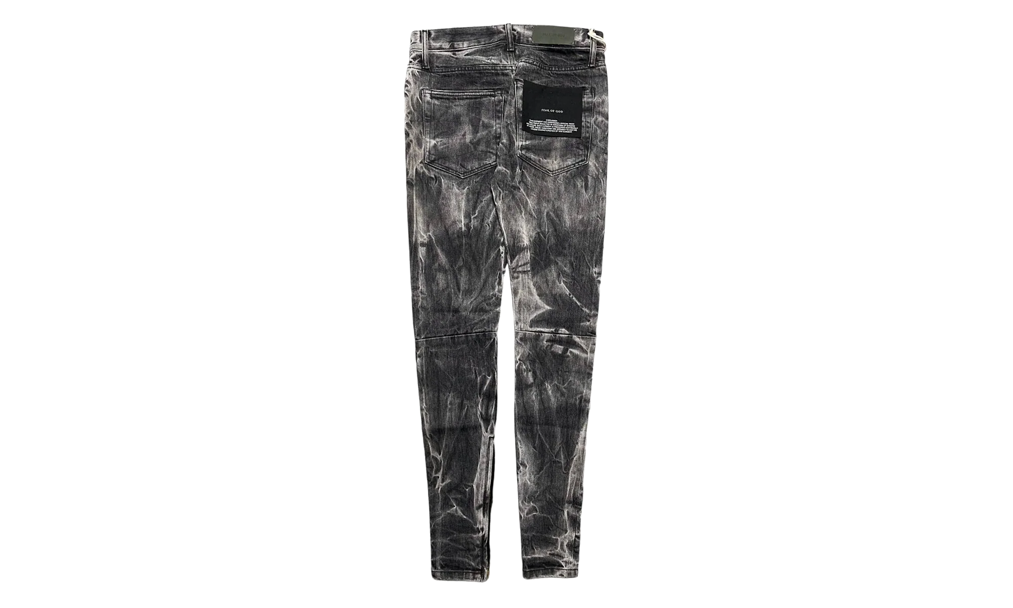 Acid Washed Selvedge Holy Water Jeans "Black" 5C17SDVJ BLAC