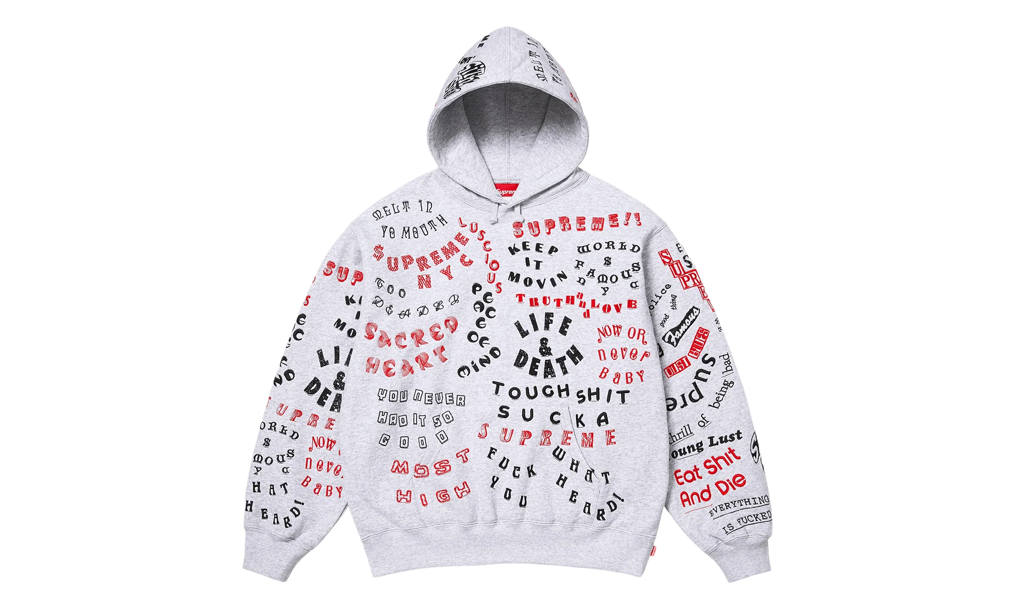 Too Deadly Hoodie "SS26 - Ash Grey" SU27291
