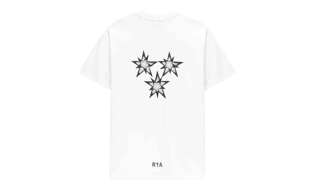 Colin Oversized Short-Sleeve Tee "White Smoky Stars" MEXOK911 T1322WTSST