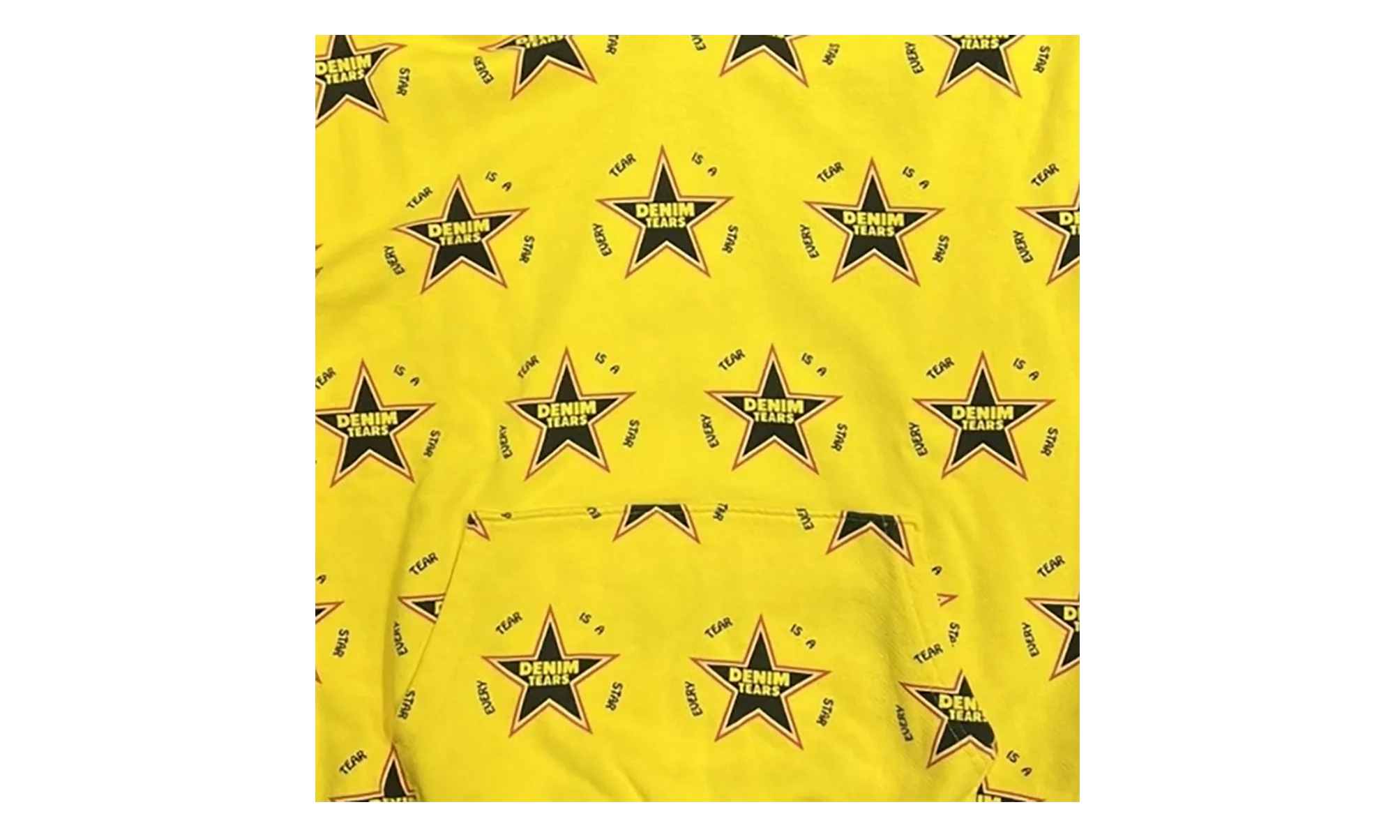 Every Tear Is A Star Hoodie "Yellow" DT596