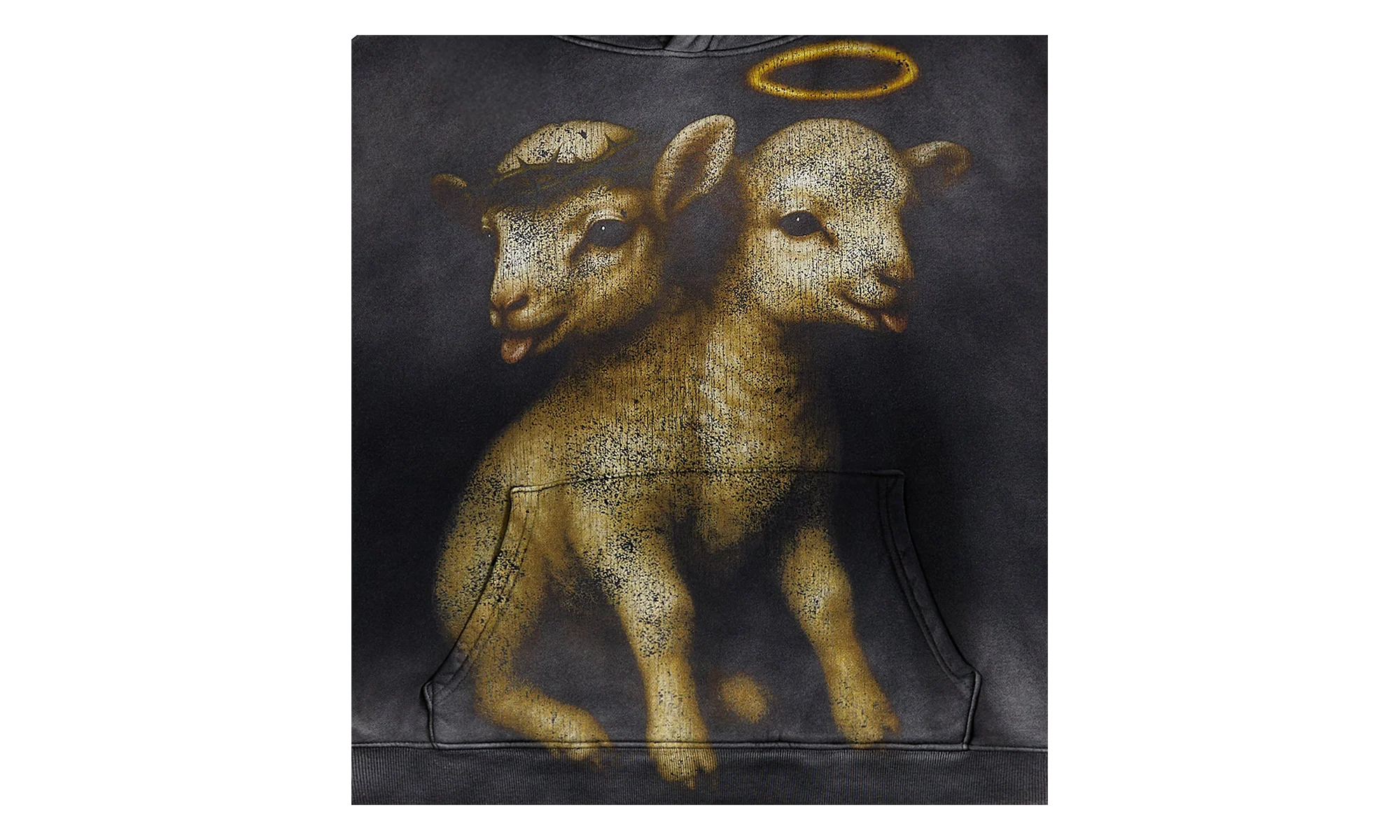 Lamb Hoodie "Black" HSR234