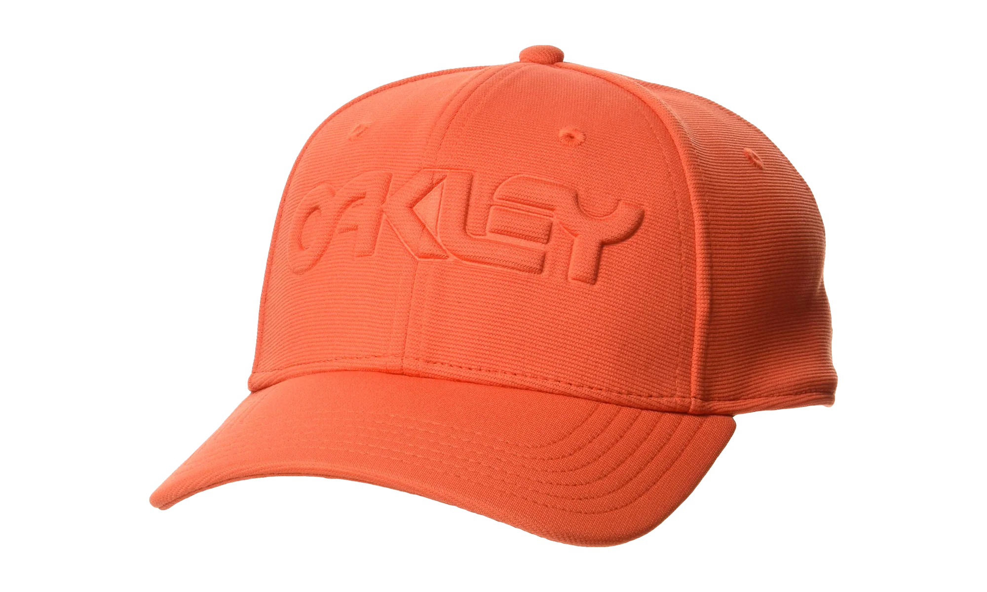 6-Panel Stretch Hat Embossed "Energetic Orange" 912208 7EN