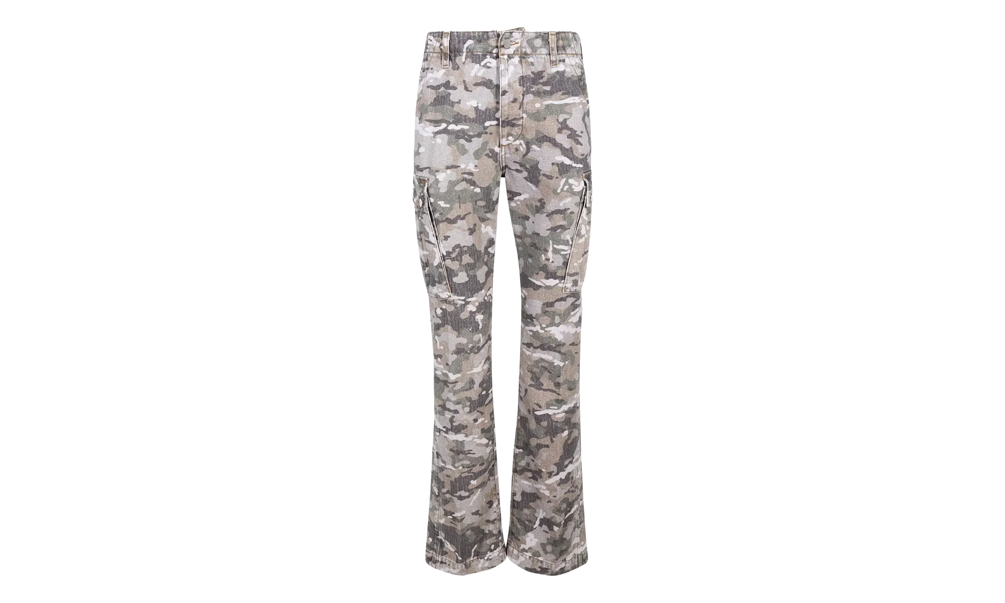 M65 Cargo Kick Flare Cargo Pants "Green Camo" PF23MDF039 526