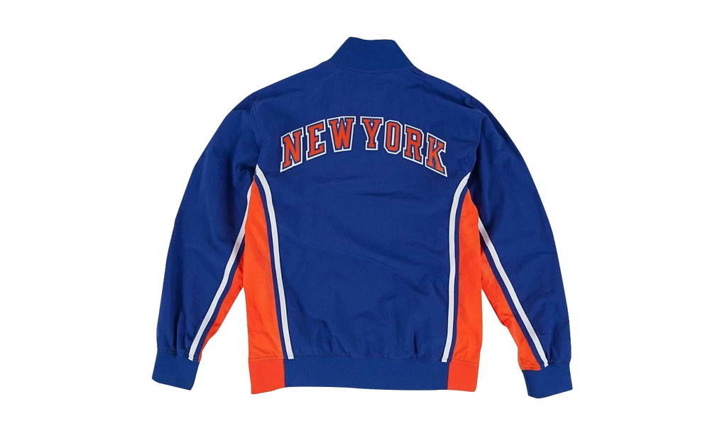 NBA Authentic Warm-Up Jacket "1992-93 New York Knicks - Blue / Orange" 6056S318D92NYK