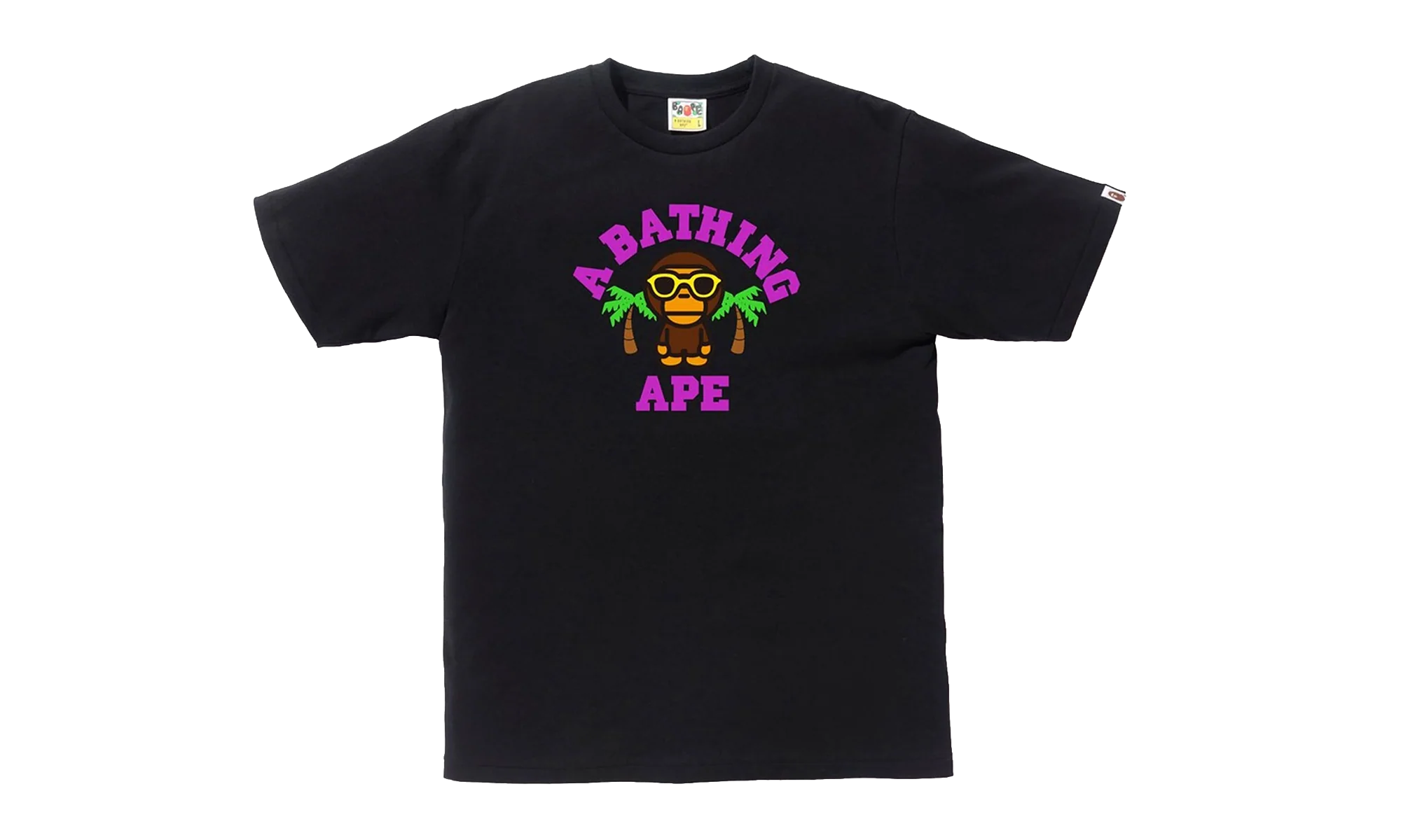 Milo College Summer Tee "Black" BAPE SS18 106