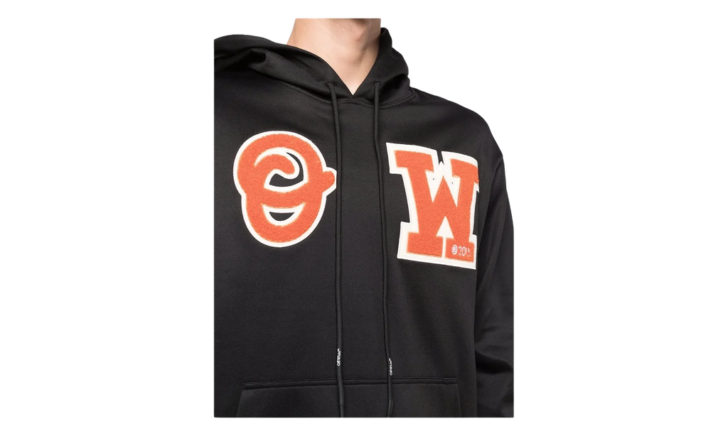 Patch Skate Zip Hoodie "Black" OMBB097C99FLE0061020
