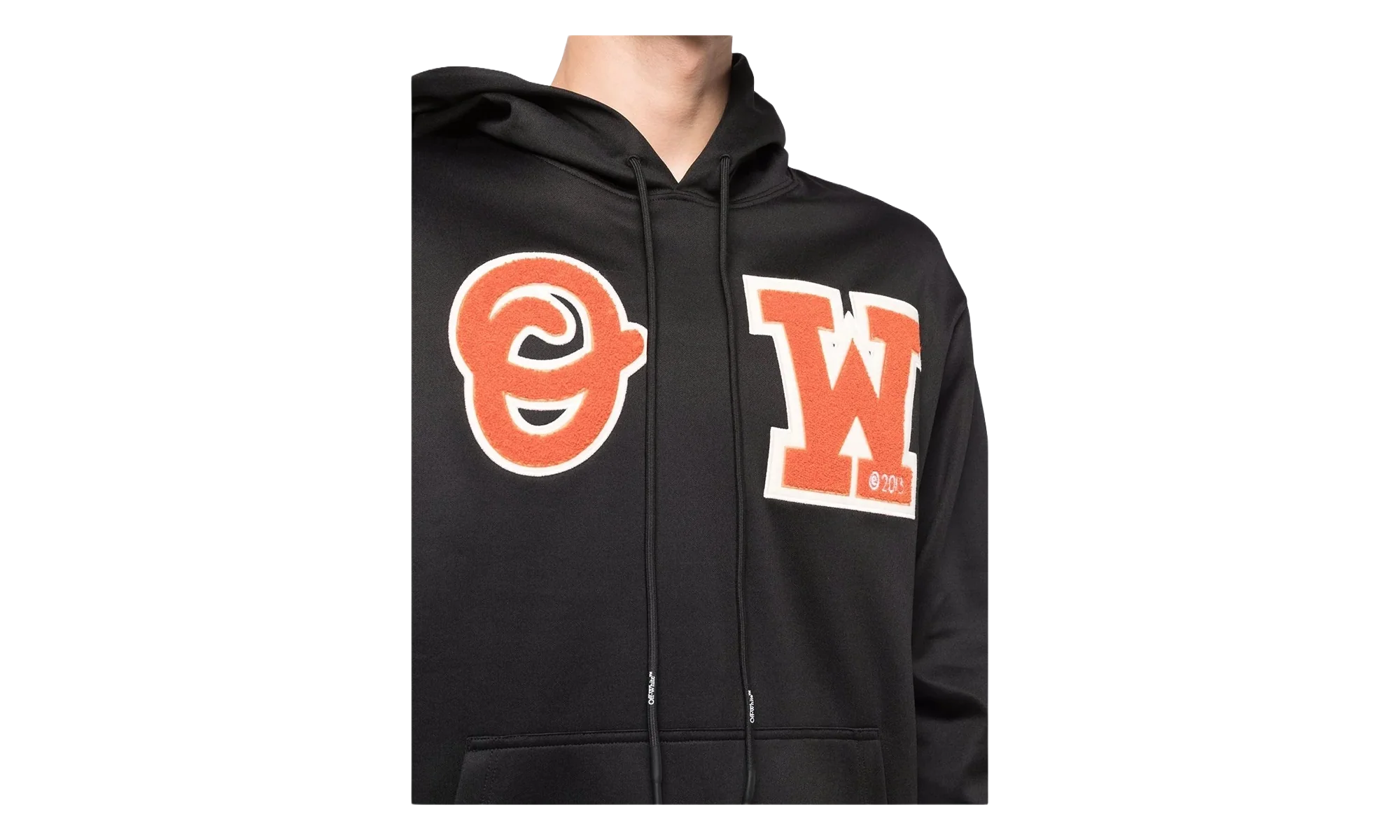 Patch Skate Zip Hoodie "Black" OMBB097C99FLE0061020