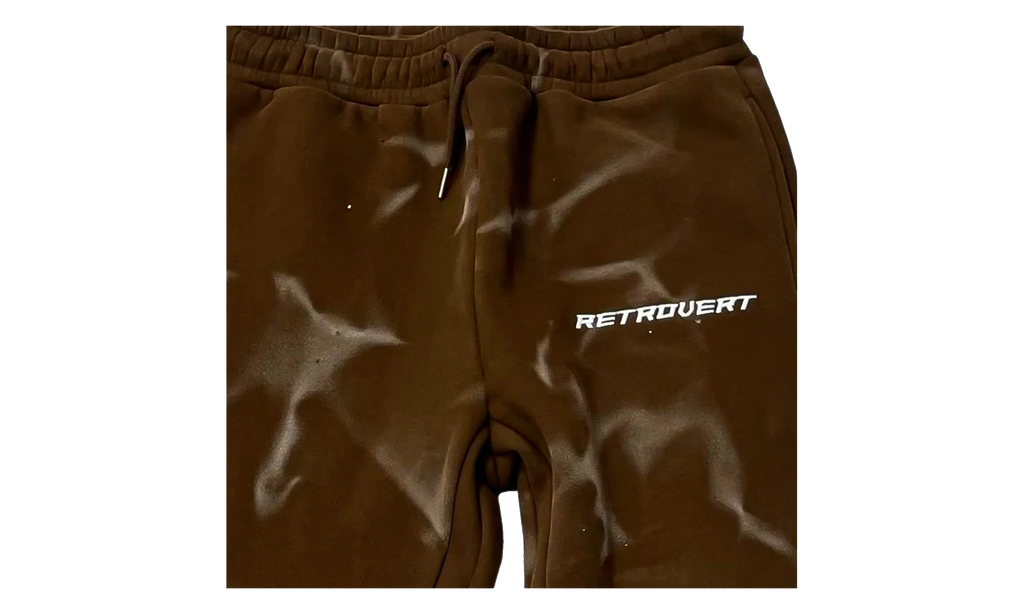 Flare Sweatpants "Brown" RET036