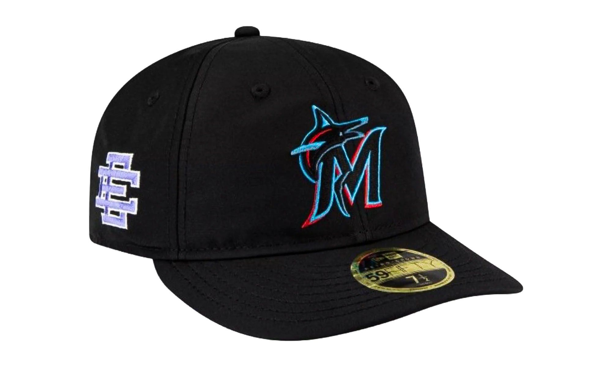 59FIFTY MLB NY19 MIA MARLINS FITTED HAT "ERIC EMANUEL - Black" EE415