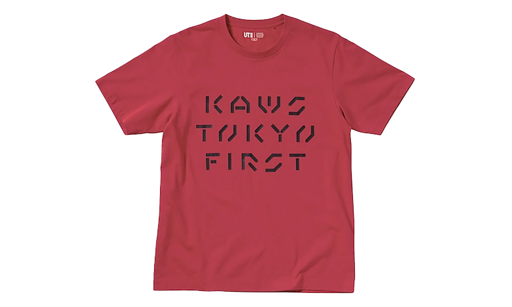Uniqlo Tokyo First T-Shirt "Red" KAWS202462