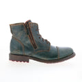 Bed Stu Bonnie II F321155 Womens Green Leather Lace Up Casual Dress Boots