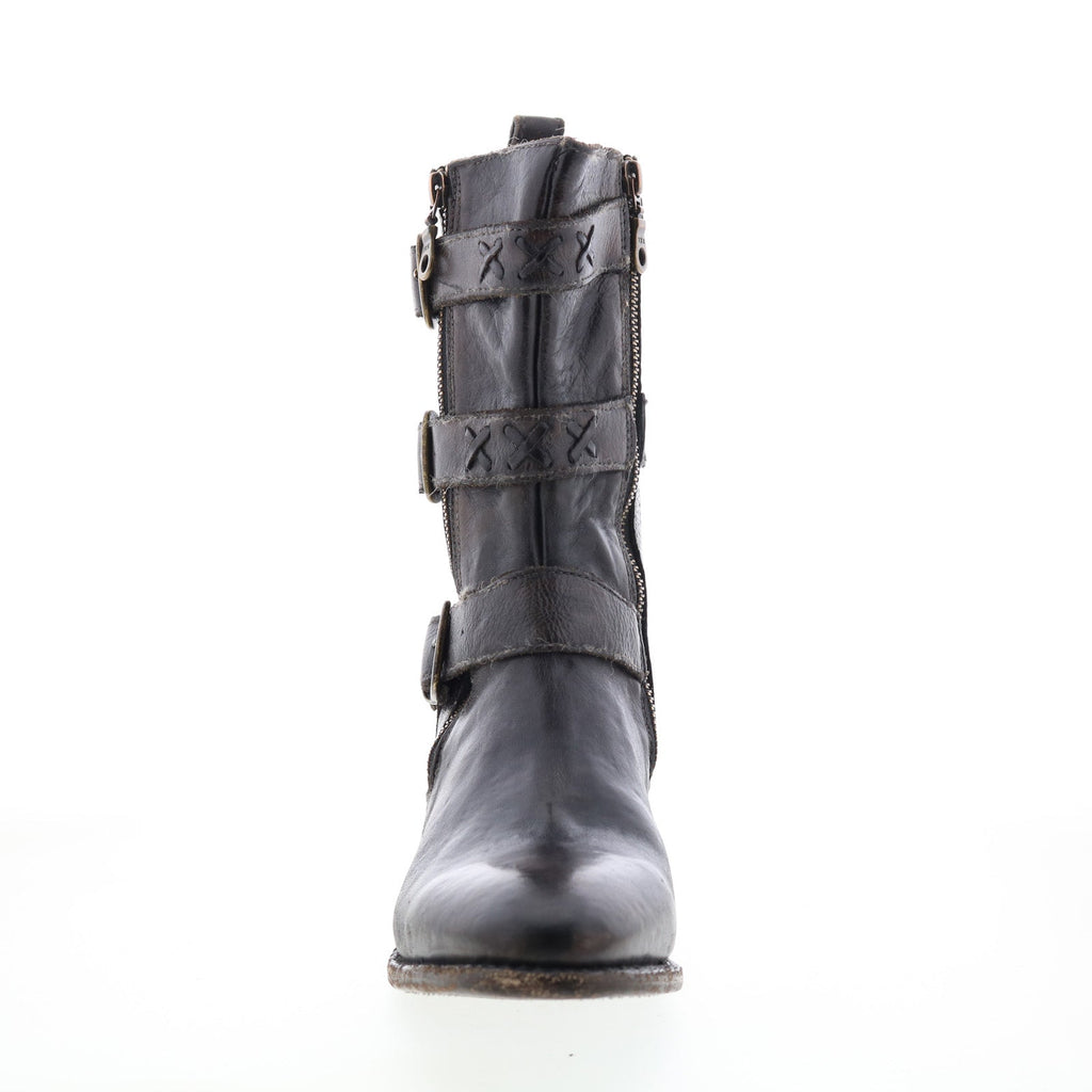 Bed Stu Blanchett F328003 Womens Brown Leather Zipper Casual Dress Boots