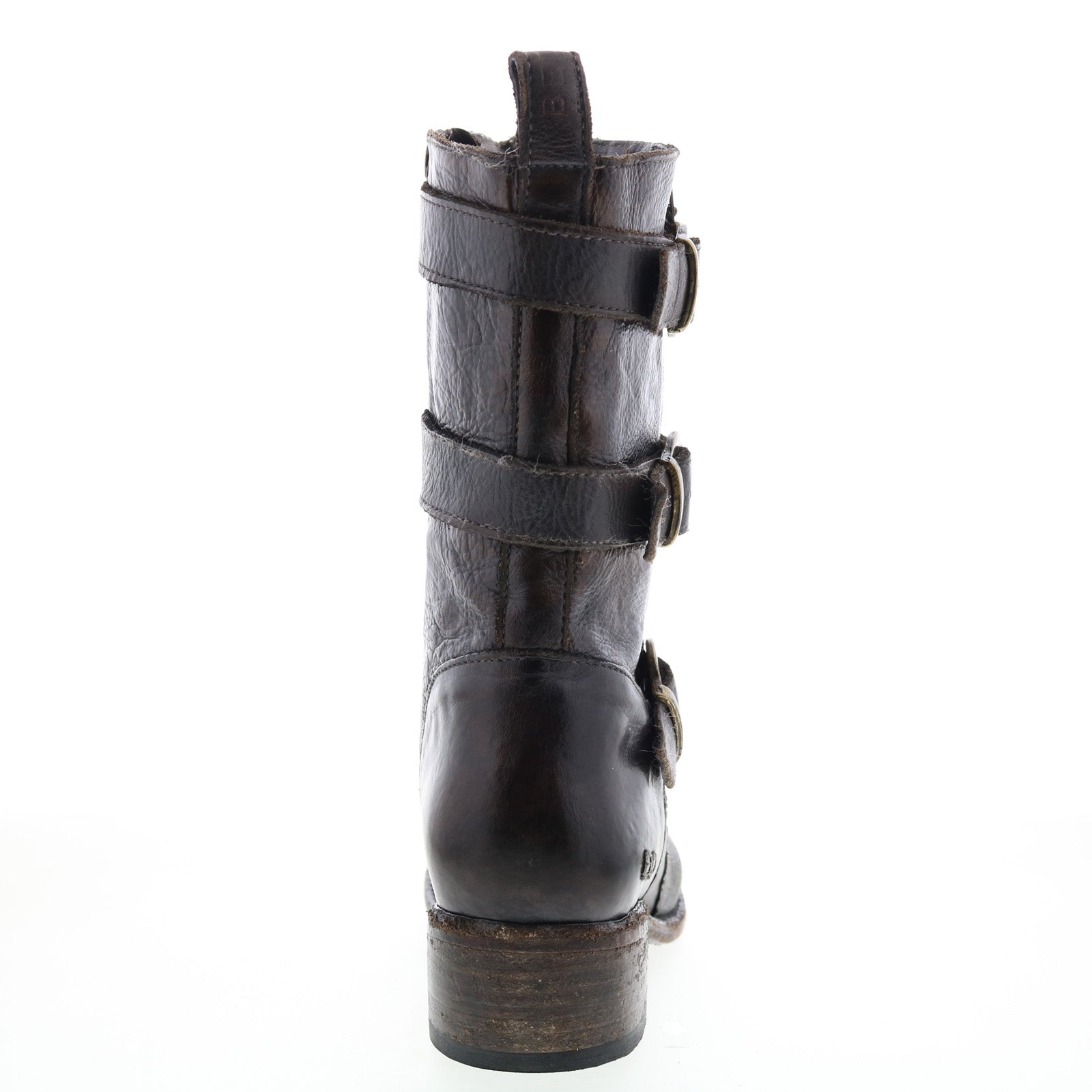 Bed Stu Blanchett F328003 Womens Brown Leather Zipper Casual Dress Boots