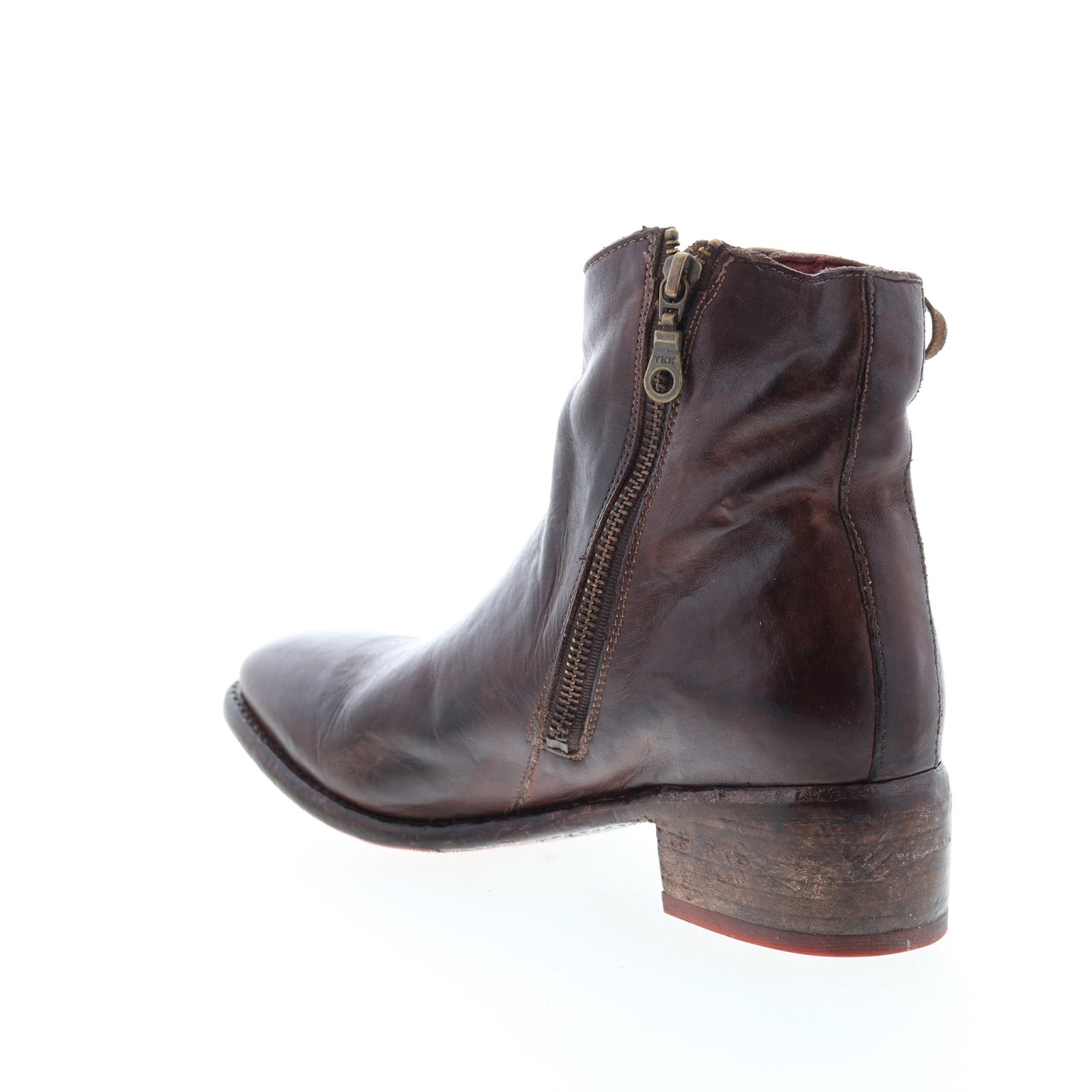 Bed Stu Aldina F328016 Womens Brown Leather Lace Up Ankle & Booties Boots
