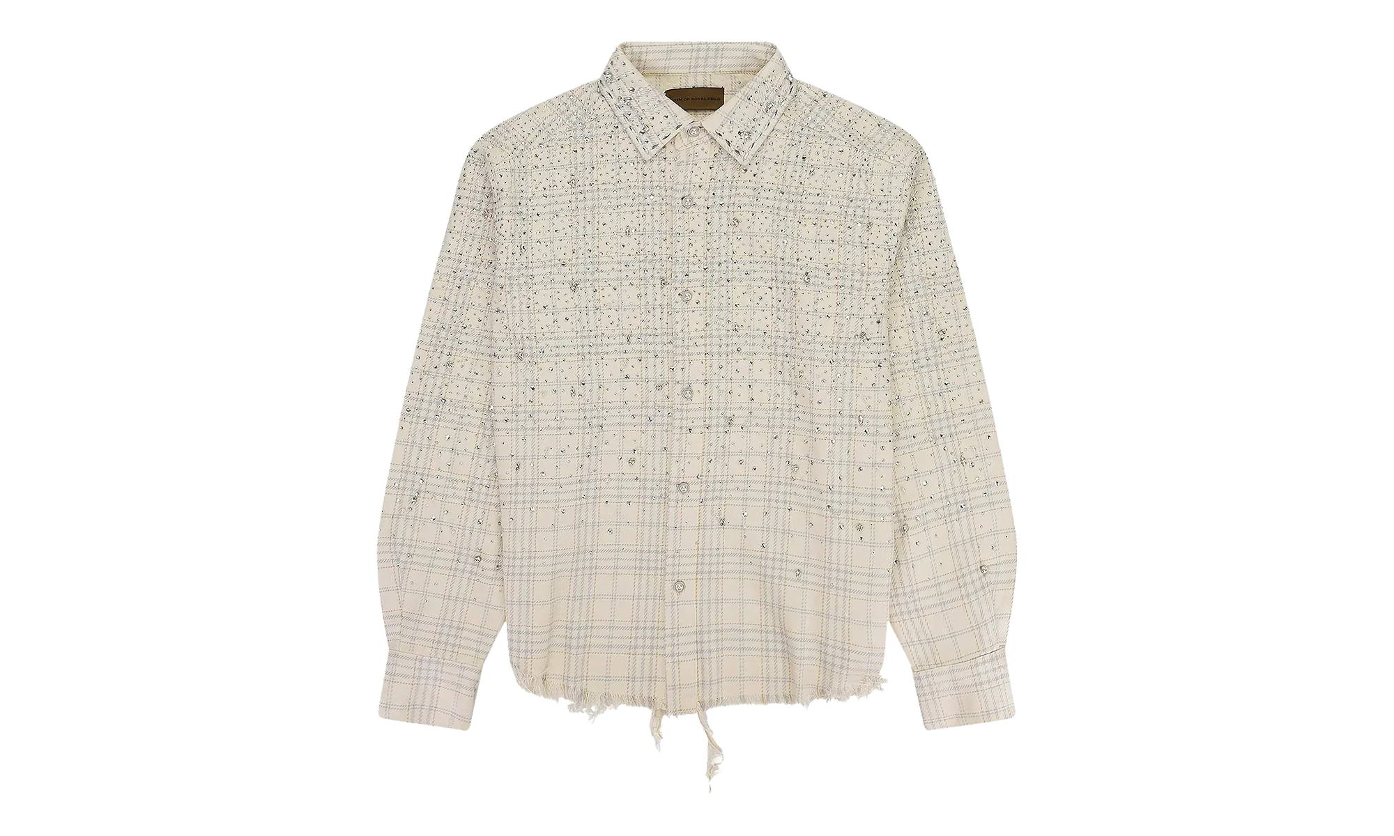 Pearl And Diamond Button-Down Shirt "Beige" BC25SSLS01 BEIG