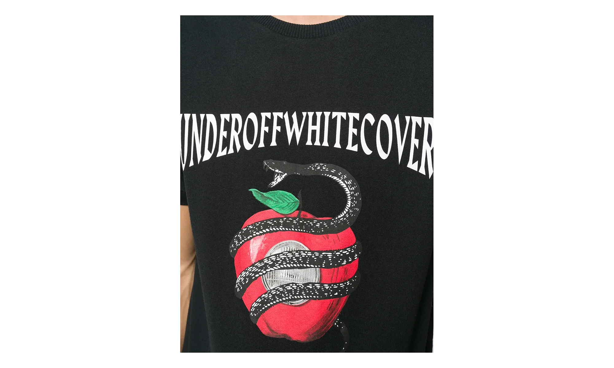 Undercover Apple T-Shirt "Black / Multicolor" OMAA027G19877012