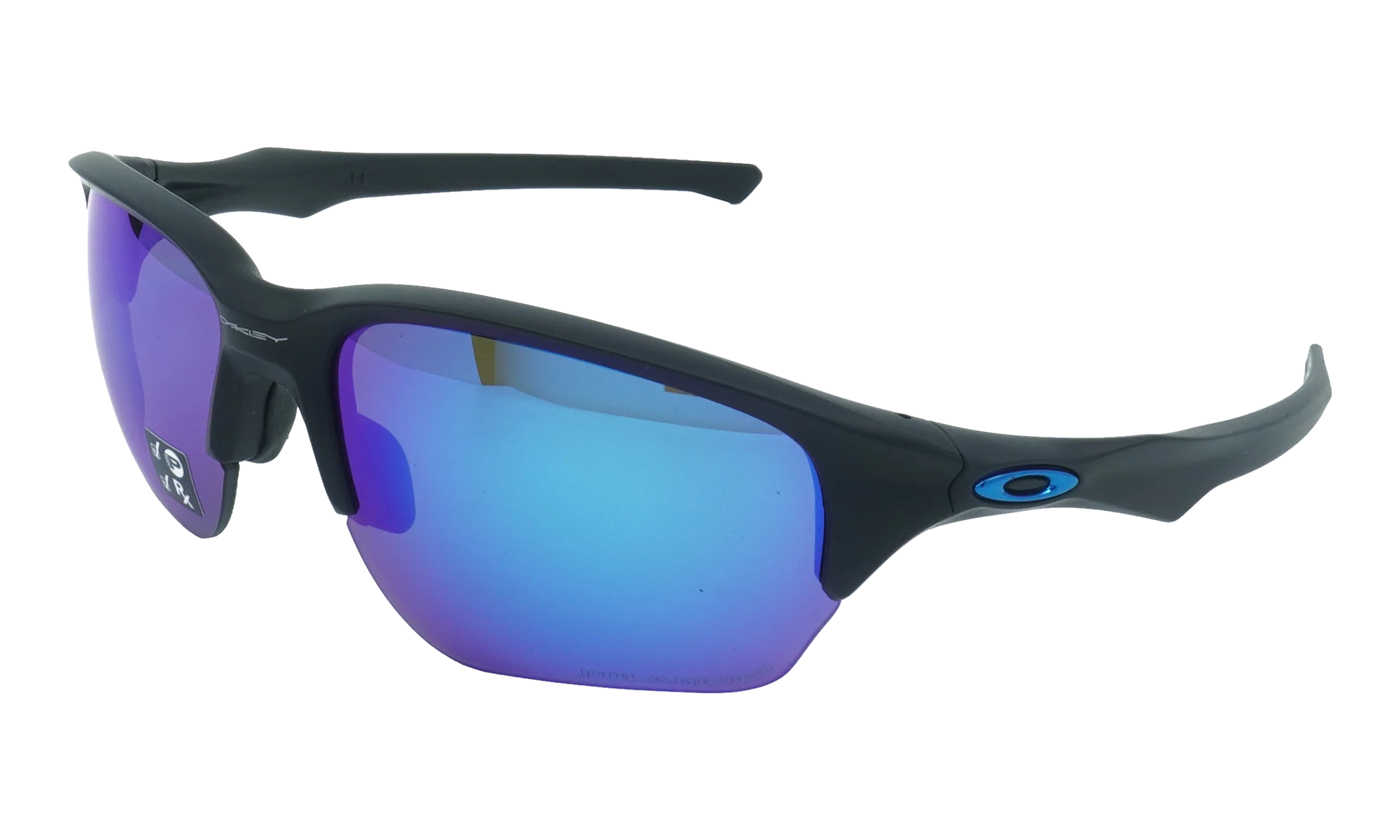 Flak Beta Polarized Sunglasses "Matte Black / Sapphire Iridium Polarized" OO9363 13