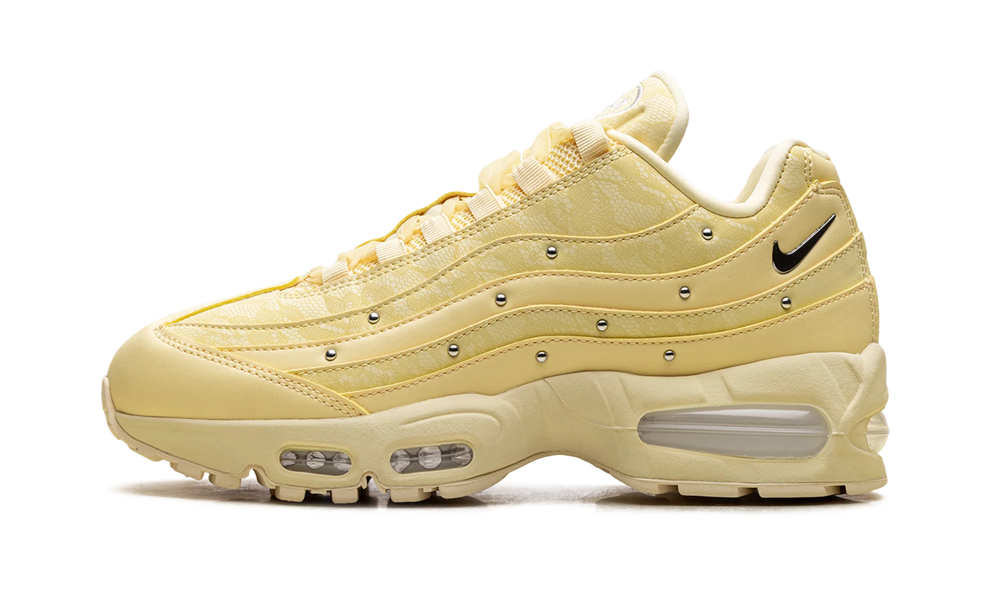 Air Max 95 WMNS "Soft Yellow Silver Studded" IQ3444 722