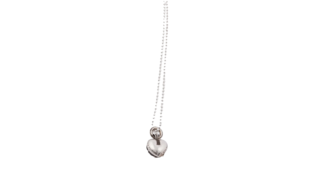 Heart Pendant & Ball Chain "Silver" CHRM0662