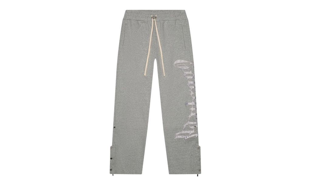 OG Logo Sweatpants V2 "Dark Grey / Silver Satin" GS065