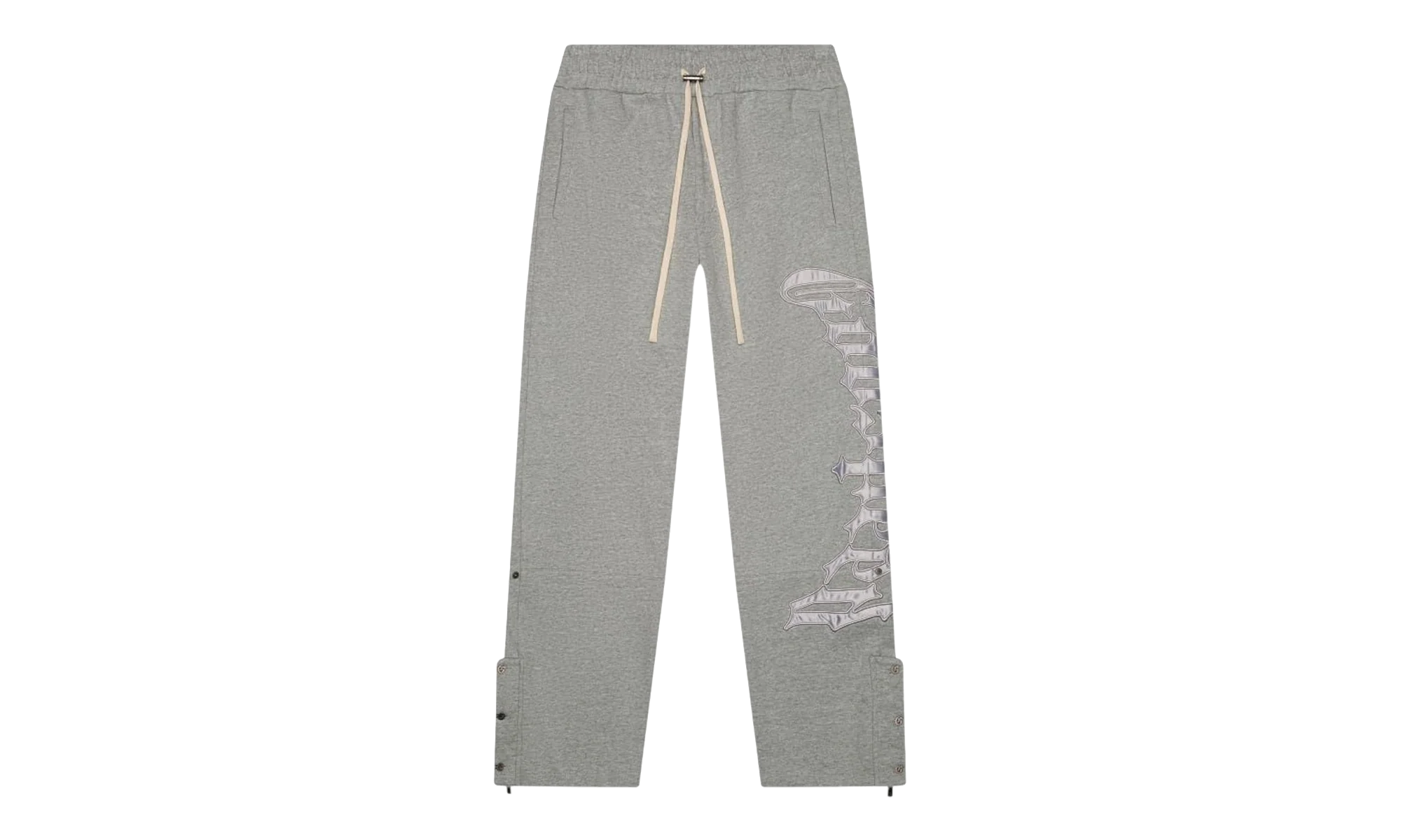 OG Logo Sweatpants V2 "Dark Grey / Silver Satin" GS065