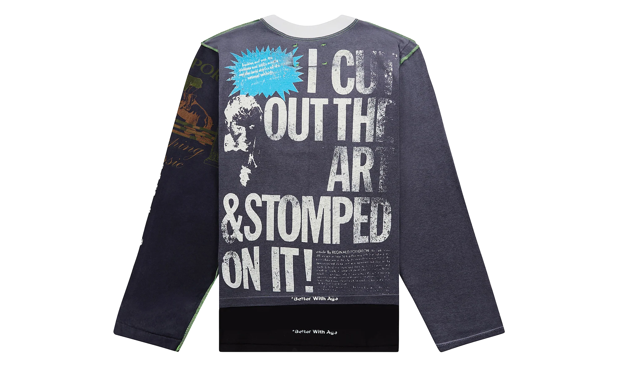 Rivka Reversible Long-Sleeve Tee "Horse" BWA65