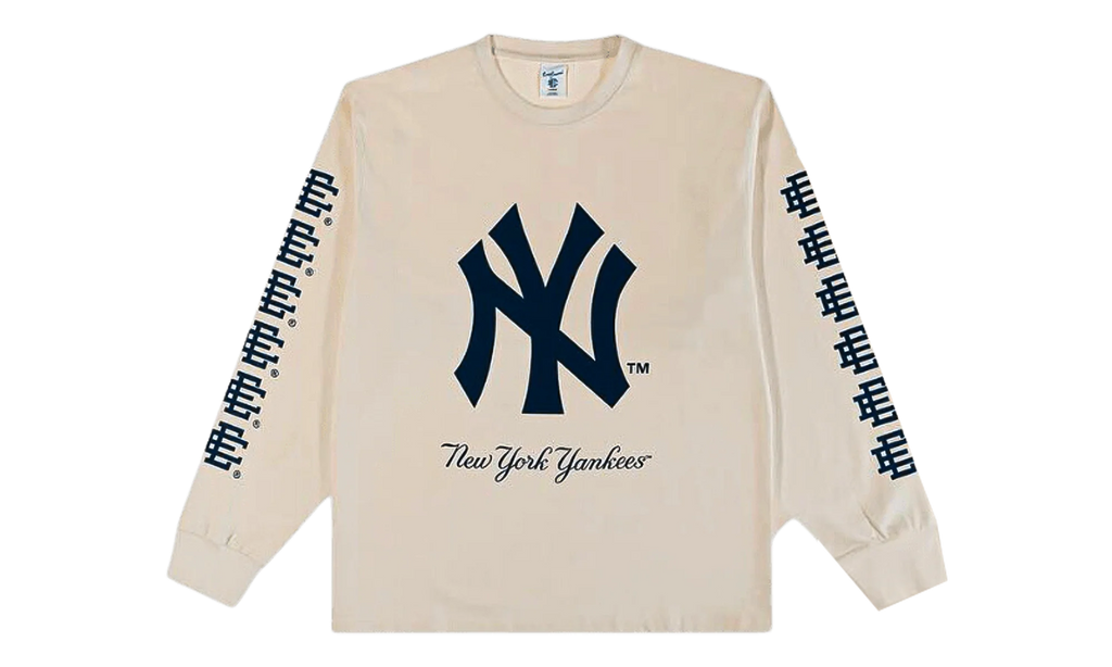 EE LONG SLEEVE T-SHIRT "YANKEES WORLD SERIES - Cream/ Navy" EE738