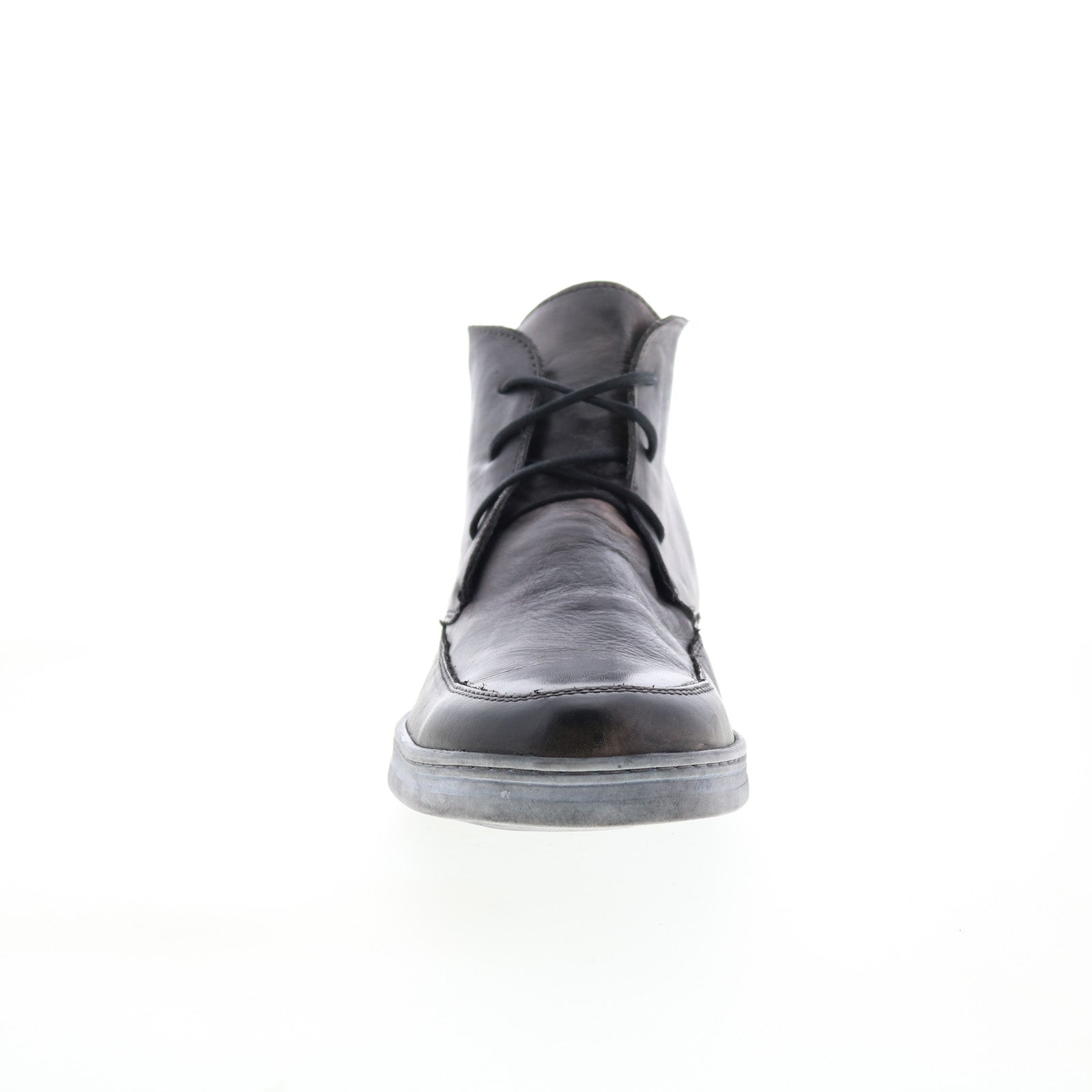 Bed Stu Duke II F437514 Mens Gray Leather Lace Up Casual Dress Boots