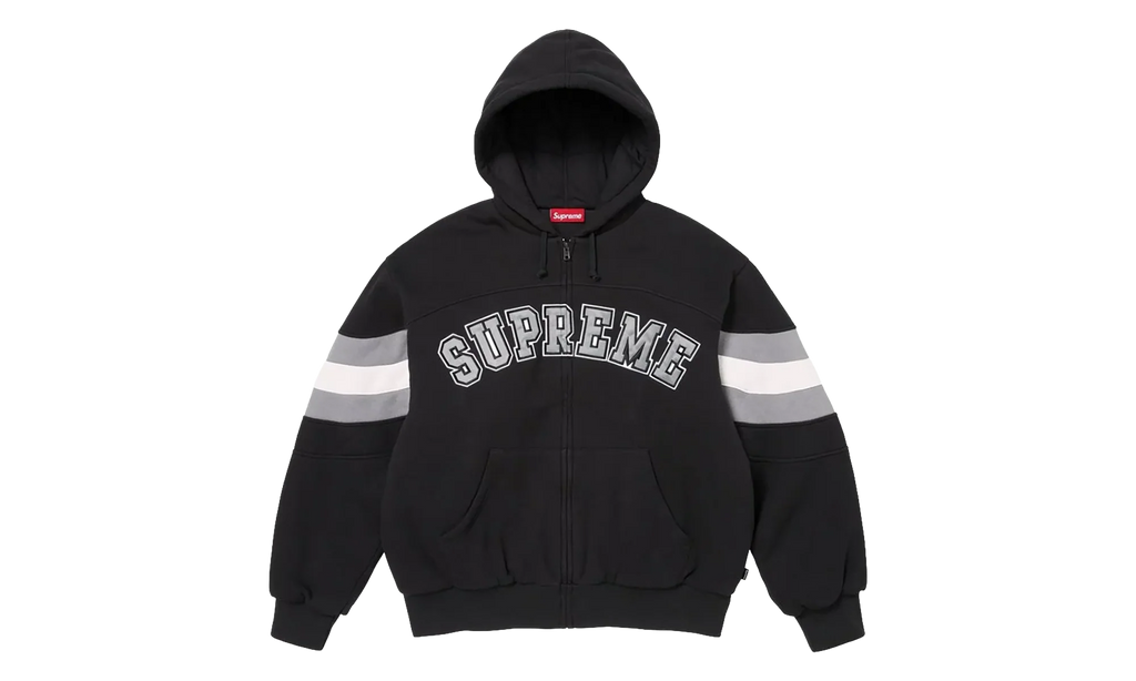 Filled Zip Up Hoodie "SS26 - Black" SU27292