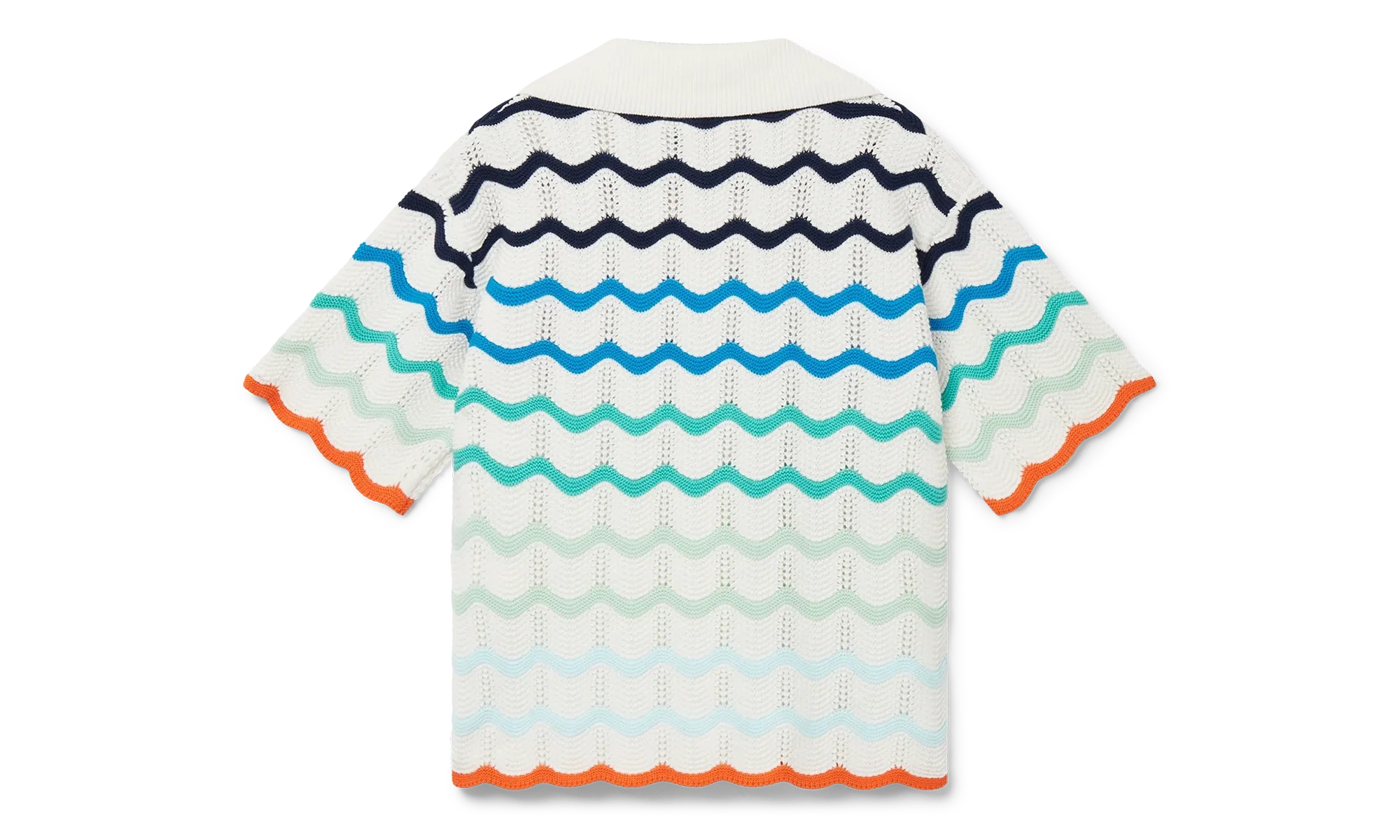 Gradient Wave T-Shirt "Orange / Multicolor" MS25 KW 984 01 MULT