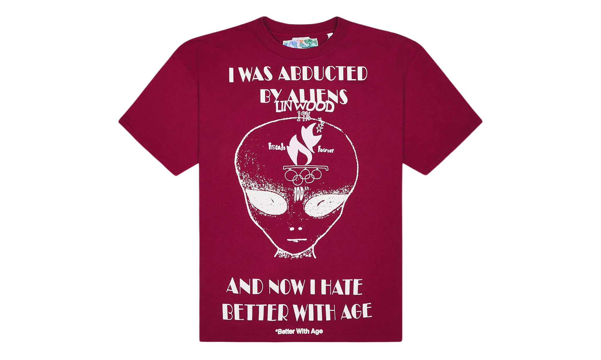Abducted Tee "Wine" BWA29
